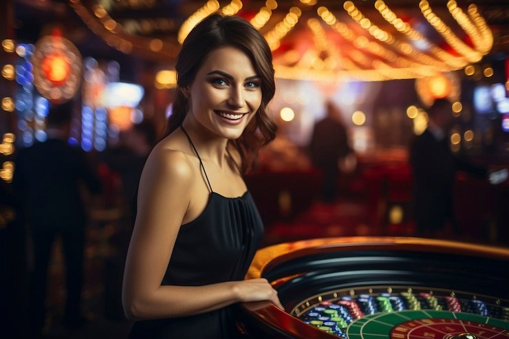 Mobile screen showing live roulette table and account balance on link coloksgp